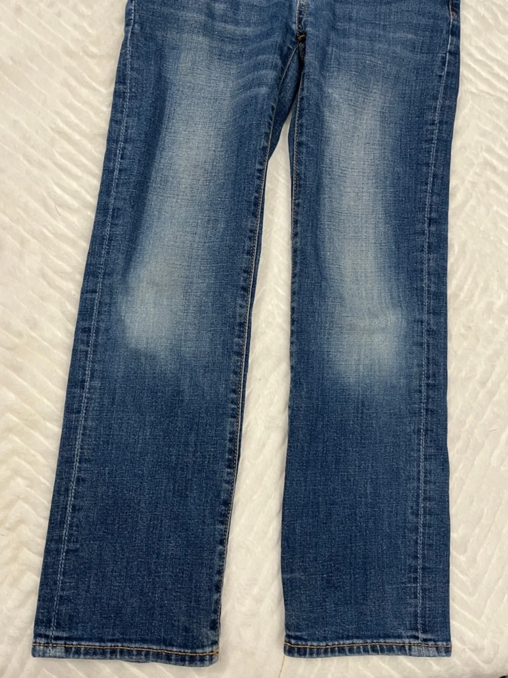 Girls Gap Classic Midwash Blue Straight Jeans Size 8 slide‎ closure